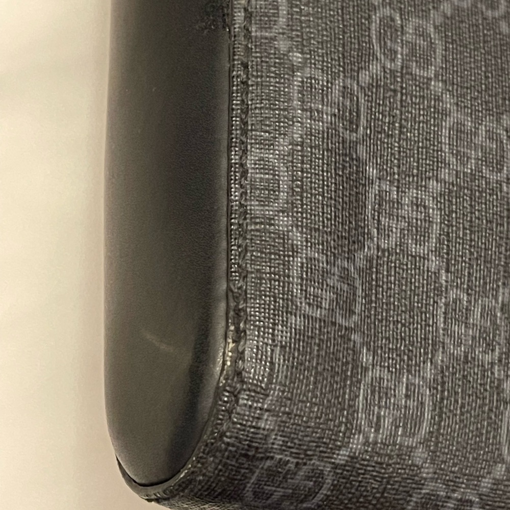 Gucci Messenger GG Supreme Black Grey - Picture 6 of 8